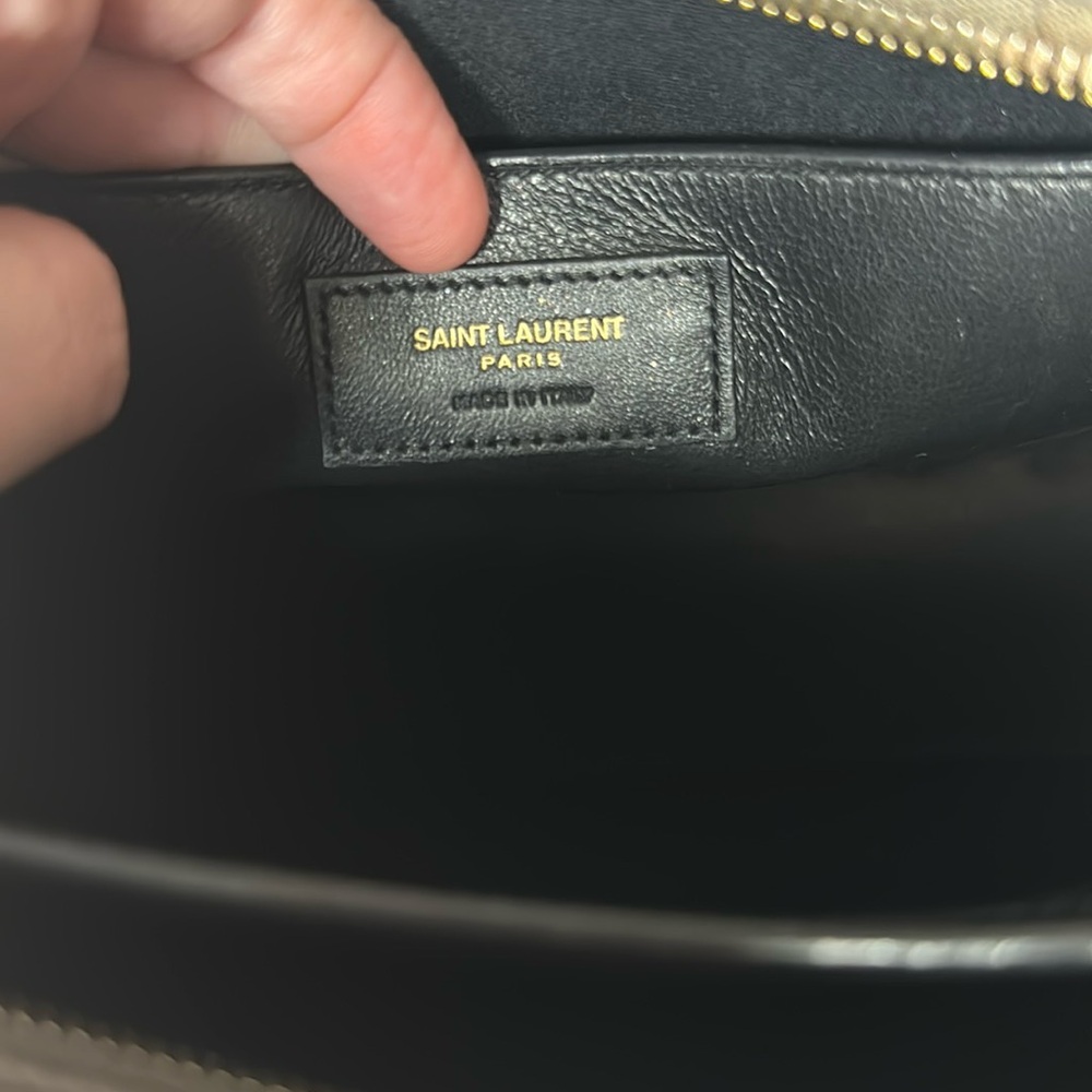 Yves Saint Laurent Gray Satchel Bag - Picture 13 of 16